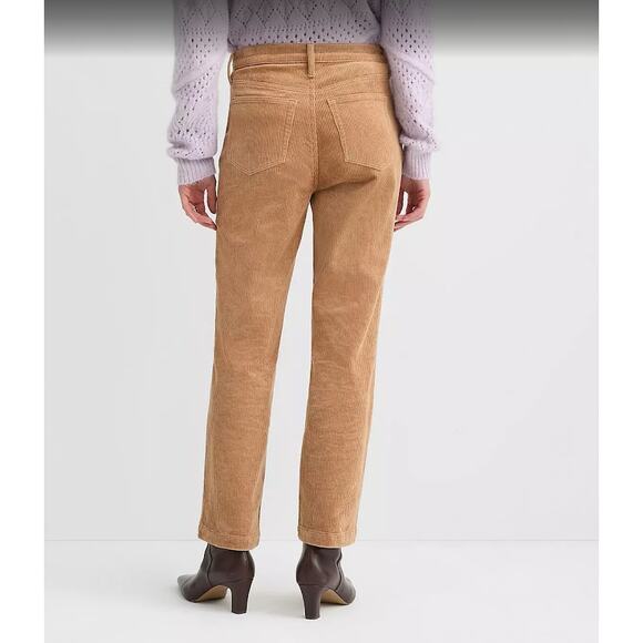 Loft Modern Women's Skinny Corduroy Ankle Pants Tan - Size 6 - Picture 1 of 12